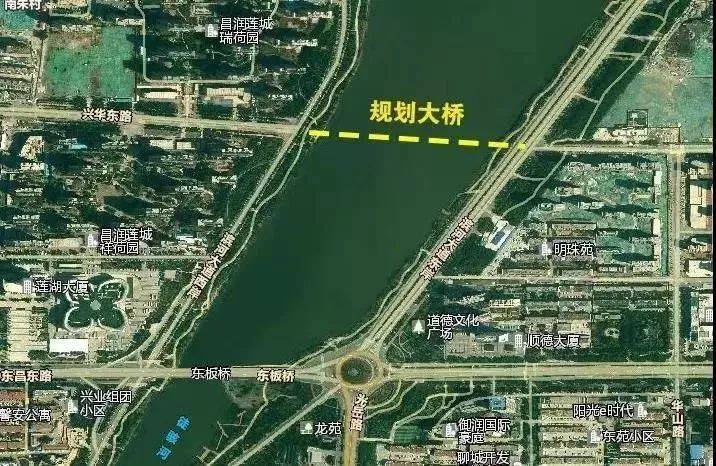 總投資約2.43億元！聊城興華路徒駭河橋進入初步設計階段